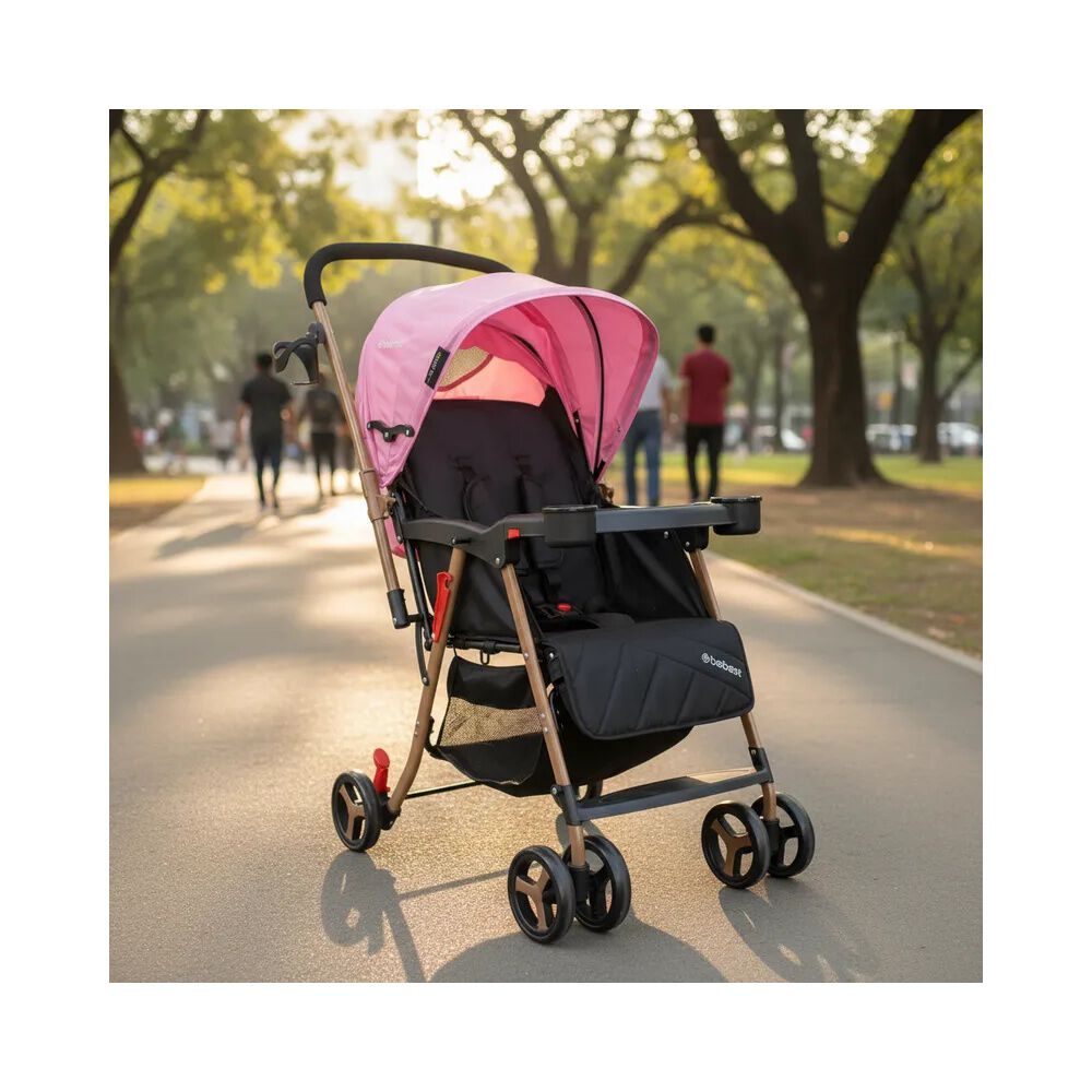 Coche Paseo Twister Gold Rosado image number 1.0